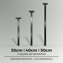 Ver imagem 7 de Suporte para Pia de Parafusar 2 Un Mão Francesa 30cm Preto Grapa Parede Granito Balcão Microondas