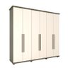 Guarda Roupa Casal Elite 6 Portas Duna/Off White - Móveis Henn - 1