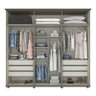 Guarda Roupa Casal Elite 6 Portas Duna/Off White - Móveis Henn - 3