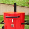 Churrasqueira Defumação Grillex Drum Smoker Vermelho/Preto - 4