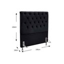 Ver imagem 2 de Cabeceira Cama Box Estofada King King Embaixatriz Suede Marrom Taupe - Simbal