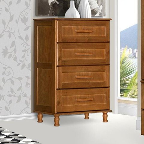 Cômoda Madeira Maciça Atraente Chicago Imbuia