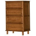 Ver imagem 3 de Cômoda Madeira Maciça Atraente Chicago Imbuia