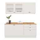 Ver imagem 3 de Cozinha Compacta Modulada 4 Peças 6 Portas 3 Gavetas com Tampo Sevilha Branco/Artico