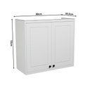 Ver mais imagens de Cozinha Compacta Modulada 4 Peças 6 Portas 3 Gavetas com Tampo Sevilha Branco/Artico