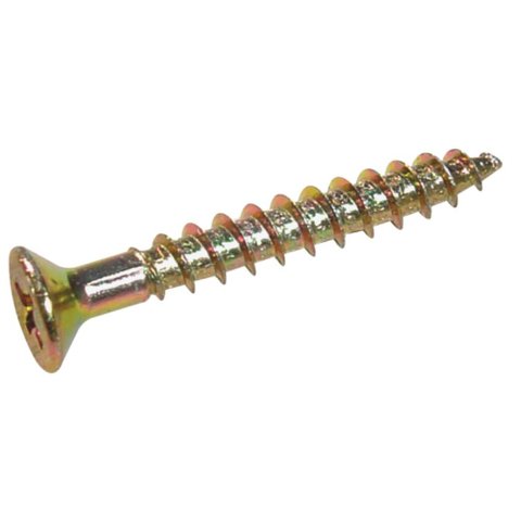 Parafuso para Madeira Cabeça Chata Phillips 4,0 x 22mm - 500 unidades Bicromatizado New Fix