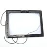 Lupa de Mesa Tamanho A4 com Suporte Maos Livre Ampliação 3x com Iluminação Led Lente de Aumento - 2