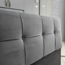 Ver imagem 2 de Cabeceira para Cama Casal Capitonê Suede 1,40x1,19x0,11