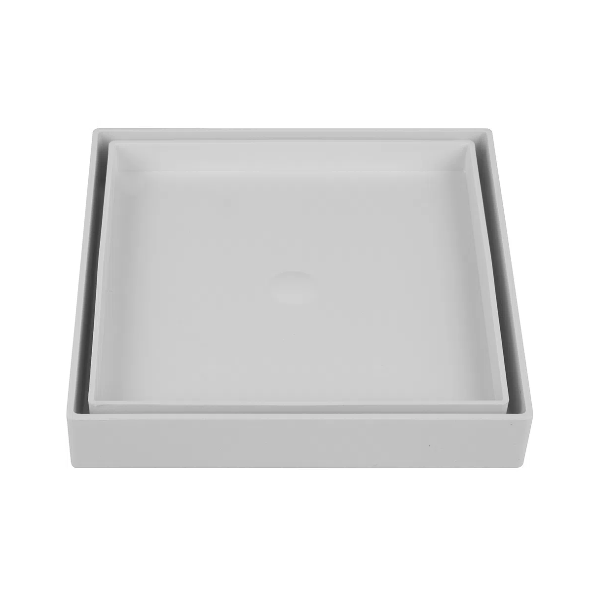 Ralo Oculto Astra Quadrado Universal 15x15 Branco - 1
