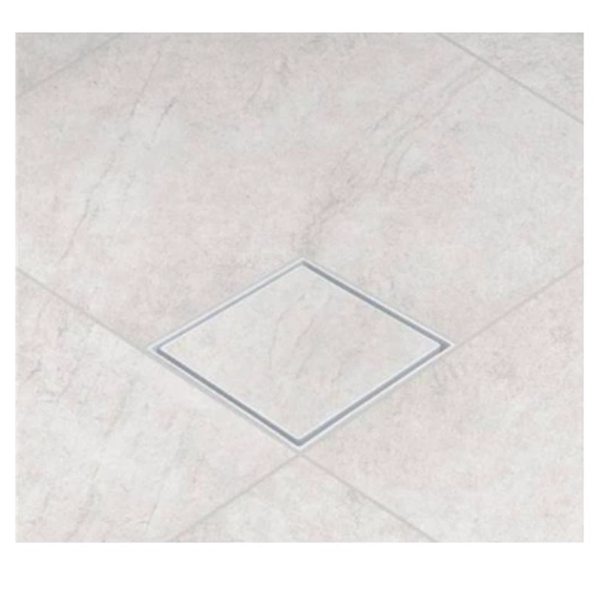 Ralo Oculto Astra Quadrado Universal 15x15 Branco - 8