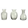 Kit Minivasos em Vidro Verde Mart - 3 Pcs - 1