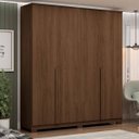 Ver imagem 2 de Guarda Roupa com 4 Portas de Abrir e 2 Gavetas em Mdp e Mdf - Cores - Jolie - Robel Móveis - Jacaran