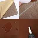 Ver imagem 3 de Adesivo Revestimento em Couro Sintético Marrom Claro 50x137cm