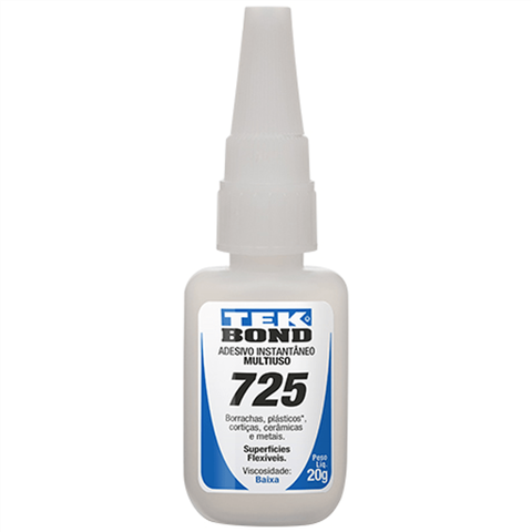 Adesivo Instantaneo 725 20 Gramas - 10521002804 - Tekbond