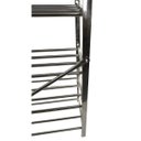 Ver imagem 7 de Sapateira Prateleira Inox 4 Andares Organizador Multiuso Sapato Calçado Tenis Casa Sala Corredor Rec