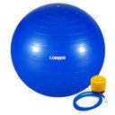 Ver imagem 1 de Bola de Pilates Yoga Funcional Lorben com Bomba Suporta até 150 Kg Azul