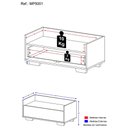 Ver imagem 4 de Gabinete Armário Banheiro 80cm com Pés Quadrados Multimóveis Rustic/Branco
