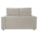 Ver mais imagens de Sofá Retrátil e Reclinável 2 lugares Londres 1.60 Veludo - Star Confort