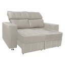 Ver imagem 7 de Sofá Retrátil e Reclinável 2 lugares Londres 1.60 Veludo - Star Confort