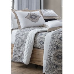 Edredom Vida Bela 200 fios Atlas - Queen - 1