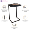 Mesinha de Apoio Lateral Sofá Cama Leitura Suporte Notebook - 3