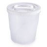 Pote redondo com tampa rosca 7,6L de plástico Transparente - 1