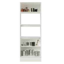 Torre Quente Armário de Cozinha Para 2 Fornos 100% MDF Branco Smart Madesa - 5