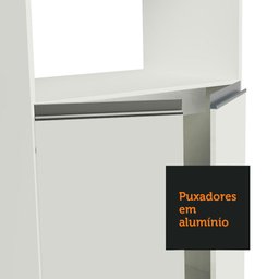 Torre Quente Armário de Cozinha Para 2 Fornos 100% MDF Branco Smart Madesa - 9