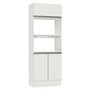 Ver imagem 1 de Torre Quente Armário de Cozinha Para 2 Fornos 100% MDF Branco Smart Madesa