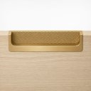 Ver imagem 3 de Puxador Embutido Dietro 130mm Dourado Matte Zen Design ZP5711.955