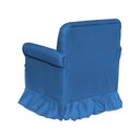 Ver imagem 4 de Poltrona Amamentação Laura Suede Azul Royal - Lm Decor