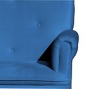 Ver imagem 3 de Poltrona Amamentação Laura Suede Azul Royal - Lm Decor