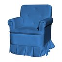 Ver imagem 2 de Poltrona Amamentação Laura Suede Azul Royal - Lm Decor