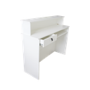 Ver imagem 7 de Balcão Caixa de 1,215m para Atendimento Recepção Consultório Lojas Branco