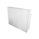 Ver mais imagens de Balcão Caixa de 1,215m para Atendimento Recepção Consultório Lojas Branco