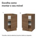 Ver imagem 4 de Balcão de Cozinha 50cm 1 Porta (sem Tampo) Rustic Stella Madesa