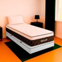 Ver imagem 1 de Cama Box Baú Solteiro e Colchão Dallas Molas V-store Cor:branco