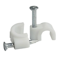 Ver imagem 1 de Kit 600 Grampo Fixa Fio Cabo Coaxial Miguelo 5mm Branco