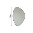 Ver imagem 3 de Espelho Médio Decorativo de Banheiro 50 Cm Reflex