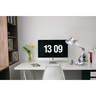 Luminária de Mesa Pixar Game Estudo Home Office Articulável E27 Bivolt:Prata/110V/220V - 2