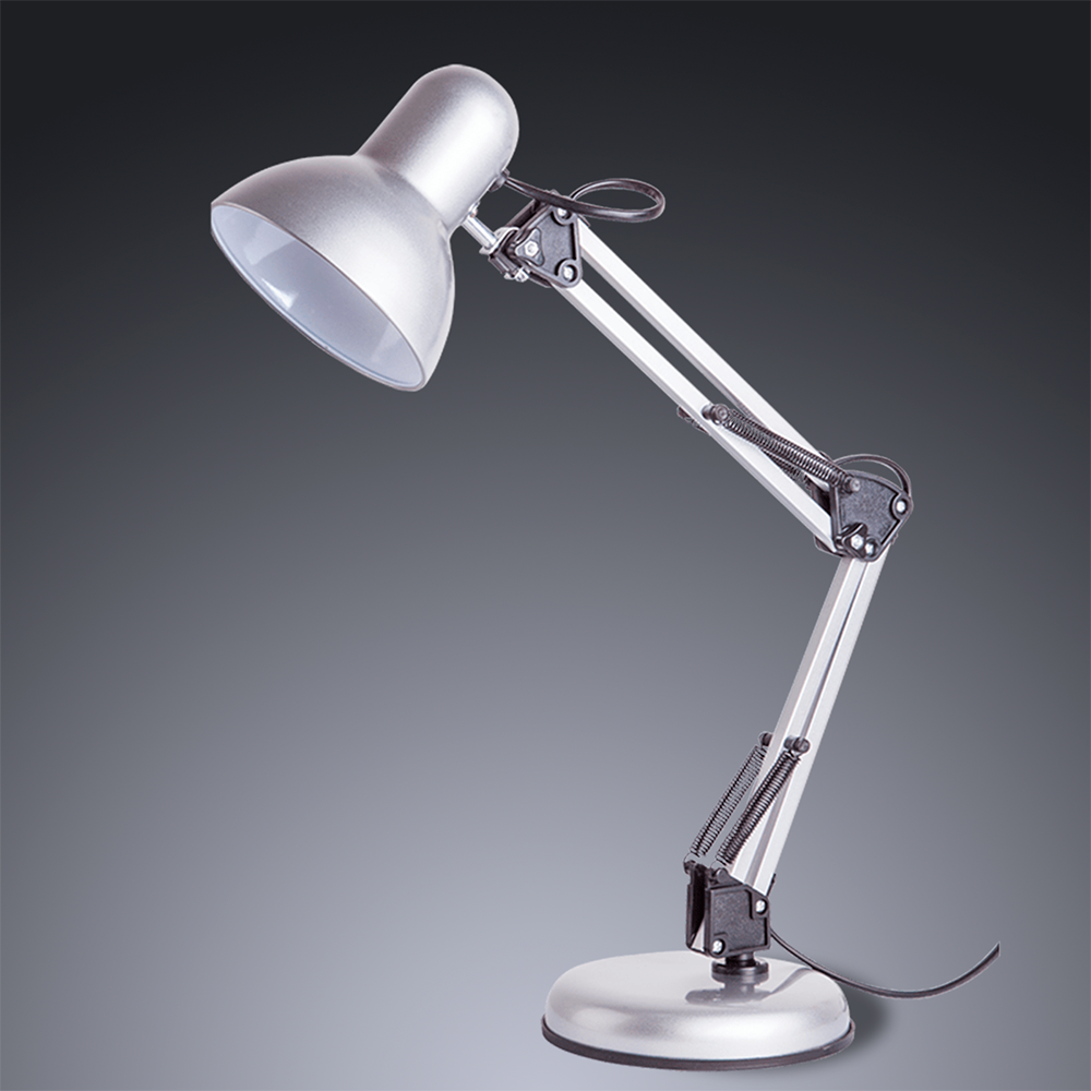 Luminária de Mesa Pixar Game Estudo Home Office Articulável E27 Bivolt:Prata/110V/220V - 5