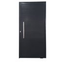 Ver imagem 1 de Porta Pivotante com Puxador Alumínio Preto Linha 25:Direita/ 210 x 120
