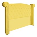 Ver imagem 2 de Conjunto Sienna Cabeceira e Recamier King 195 cm Suede Amarelo