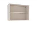 Ver imagem 2 de Armário Aéreo 2 Portas 80cm Koya Creme Politorno Móveis