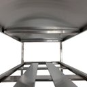 Ver imagem 6 de Mesa Aço Inox Industrial 110x70x90 cm Prateleira Dupla Fenestrada Nortinox