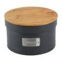 Ver imagem 1 de Lata Porta Condimento Matte Cookies Chumbo