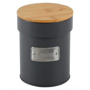 Lata Porta Condimento Matte Sugar Cinza