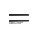 Ver imagem 2 de Kit 2 Prateleiras Suporte Embutido 120x25x4 cm Preta - Conceito