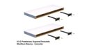Ver imagem 5 de Kit 2 Prateleiras Suporte Embutido 60x25x4 Cm Branca - Conceito