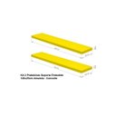 Ver imagem 6 de Kit 2 Prateleiras Suporte Embutido 120x25x4 cm Amarela - Conceito